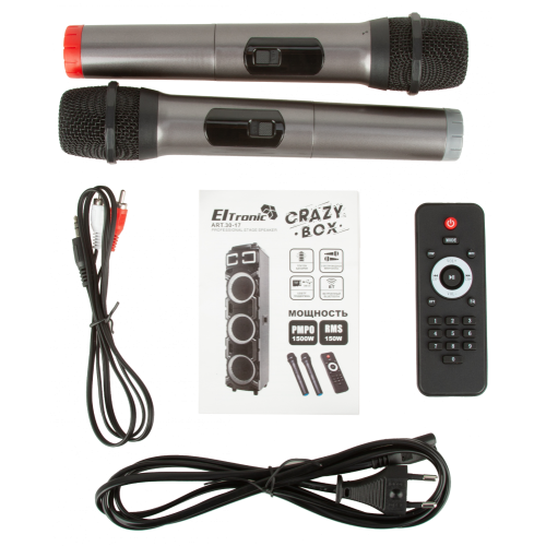 Акустика портативная ELTRONIC 30-17 CRAZY BOX