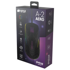 Мышь Hiper Aero A-2 черный игровая 