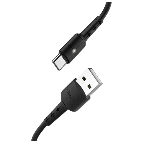 Кабель USB 2.0 A вилка - Type C 1.2м HOCO X30 Black