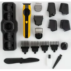 Машинка для стрижки VGR V-173, желтый/черный (набор)
