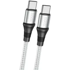 Кабель USB 3.0 Type C - Type C 2 м Hoco X50 серый