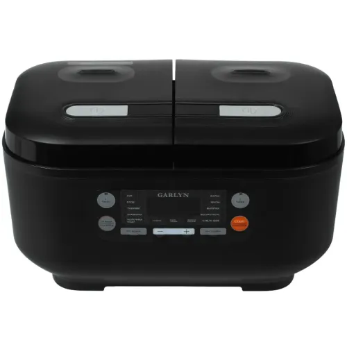 Мультиварка GARLYN MR-Duo 5, 2 чаши, черная