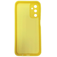 Бампер Samsung Galaxy A14 4G/5G (A145/A146) ZIBELINO Soft Matte желтый с микрофиброй
