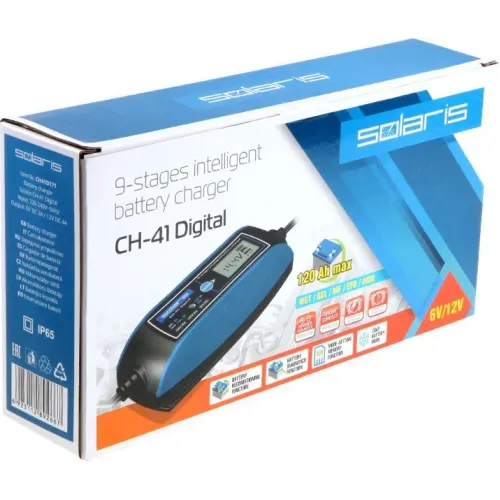 Зарядное устройство д/авто Solaris CH-41 Digital
