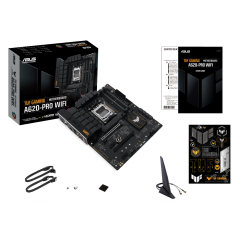 М/П SOC-AM5 ASUS TUF GAMING A620-PRO WIFI 4xDDR5 ATX AC`97 8ch(7.1) 2.5Gg RAID+HDMI