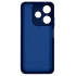Бампер Tecno Spark 10C ZIBELINO Soft Matte синий с микрофиброй
