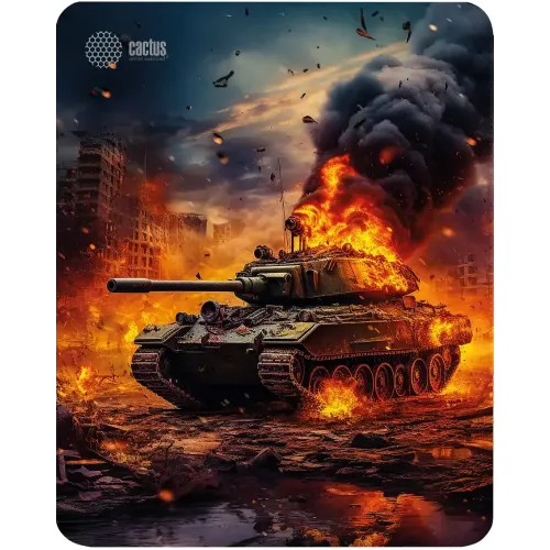 Коврик для мыши Cactus CS-MP-D04M Burning tank