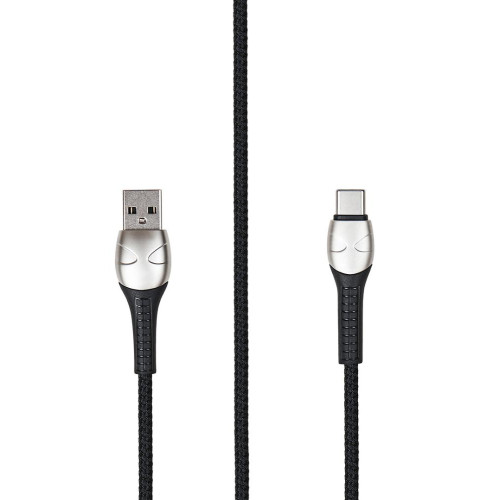 Кабель USB 2.0 A вилка - Type C 1 м TFN TFN-C-SPD-USBC1MBK