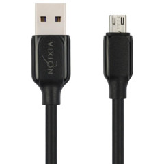Кабель USB 2.0 A вилка - microUSB 1 м Vixion 3.5A 18W K28m черный