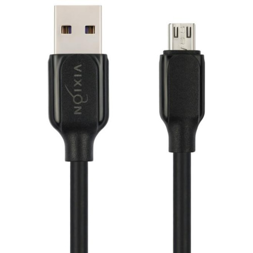 Кабель USB 2.0 A вилка - microUSB 1 м Vixion 3.5A 18W K28m черный