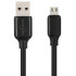Кабель USB 2.0 A вилка - microUSB 1 м Vixion 3.5A 18W K28m черный