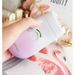 Эпилятор HAOHAN HB-908B, белый/сиреневый