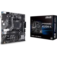 М/П SOC-AM4 Asus PRIME A520M-K 2xDDR4 mATX AC`97 8ch(7.1) GbLAN RAID+VGA+HDMI