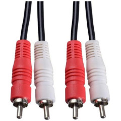 Кабель 2 RCA - 2 RCA 10 м PERFEO R3006