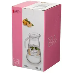 Кувшин стекло Pasabahce, Ферах, с крышкой, 1,5л (80353SLBFD)(411736)