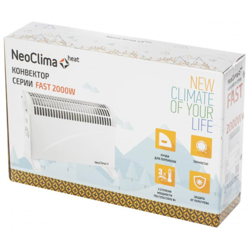 Обогреватель конвекторный NEOCLIMA Fast 2000 Вт