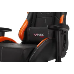 Кресло игровое Zombie VIKING 5 AERO черный/оранжевый эко.кожа