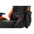 Кресло игровое Zombie VIKING 5 AERO черный/оранжевый эко.кожа