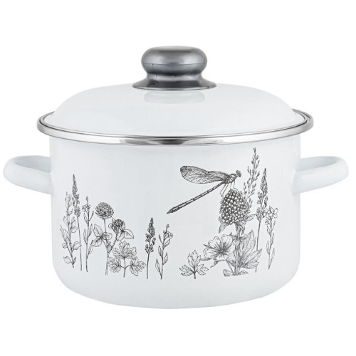 Кастрюля APPETITE Flora-2, эмаль, индукция, 3 л (1RD181M)(401802)