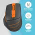 Мышь A4 Fstyler FG30S серый/оранжевый оптическая (2000dpi) беспроводная USB (*7)