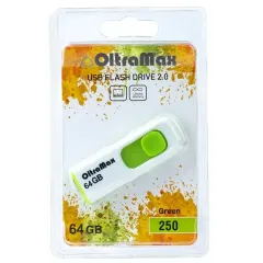 Карта USB2.0 64 GB OLTRAMAX 250 зеленый