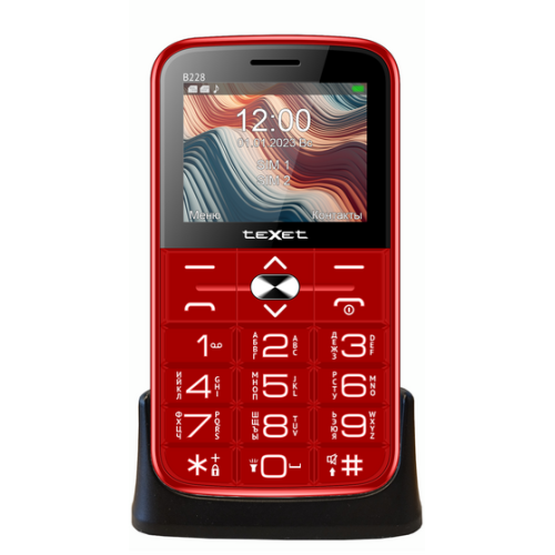 Сотовый телефон TEXET TM-B228 красный