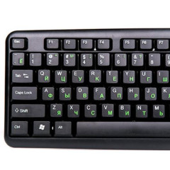 Клавиатура NAKATOMI KN-02U USB черный