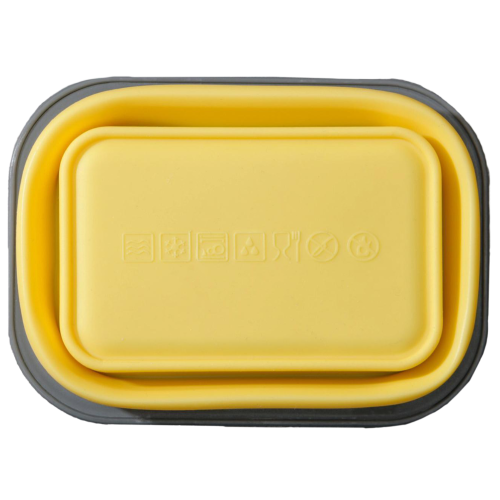 Контейнер (набор) FoodVibes «Горы», пластик, складной, 350, 500 мл., 2 шт.(6116620)