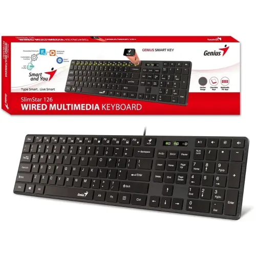 Клавиатура Genius SlimStar126 черный