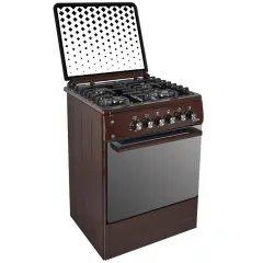 Газоэлектроплита  IDEAL L155 ГК чуг.коричневый