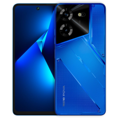 Сотовый телефон TECNO POVA 5 8/128GB Hurricane Blue/синий