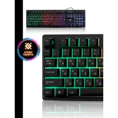Клавиатура Defender ARX GK-196L LED черный (*5)