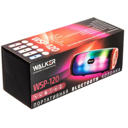 Акустика портативная WALKER WSP-120 черная (*7)