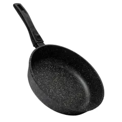 Сковорода REALPRESS В26Ср, черная, 26 см, съемная ручка