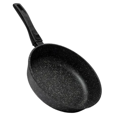 Сковорода REALPRESS В26Ср, черная, 26 см, съемная ручка