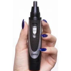 Триммер для носа и ушей DELTA DL-4300 черный/серебристый
