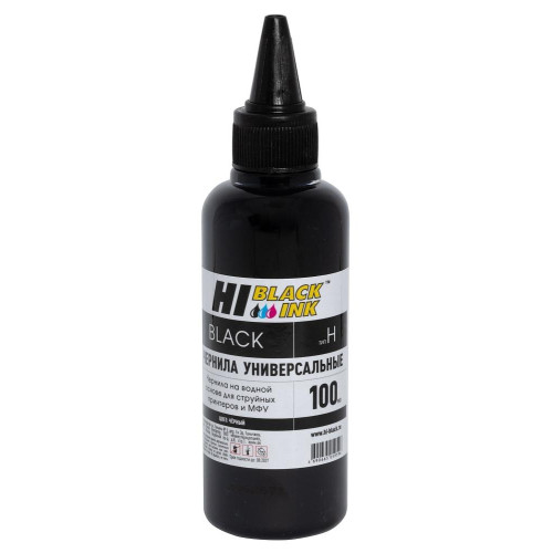 Чернила Hi-Black Универсальные для HP (Тип H), Bk, 0,1 л.