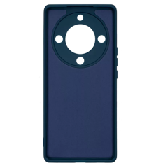 Бампер Honor X9a 5G ZIBELINO Soft Matte синий с микрофиброй