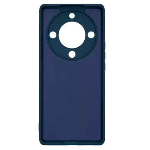 Бампер Honor X9a 5G ZIBELINO Soft Matte синий с микрофиброй