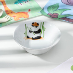 Набор столовый детский ДФЗ «Панда», фарфор, 3пр.(кружка, миска, тарелка)(9780225)