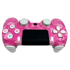 Геймпад Dualshock 4 для PS 4 (розовый цветок)