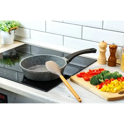 Сковорода ГУРМАН Estima серая ГМ2801 ЭЧИ индукция 28см (430988)