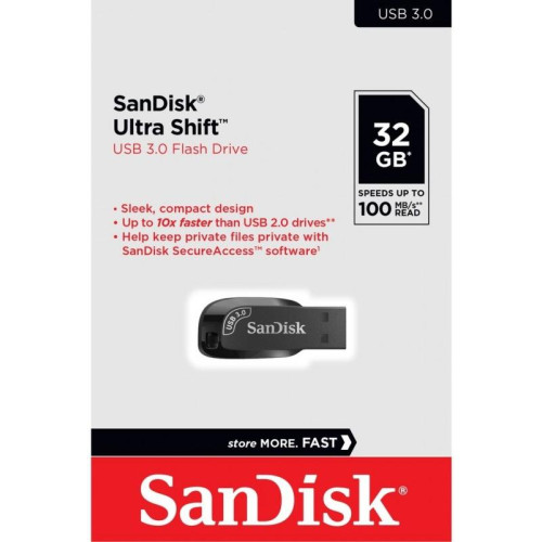Карта USB 3.2 32 GB SanDisk Ultra Shift  (SDCZ410-032G-G46)