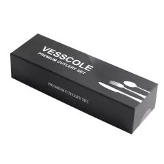 Набор столовых приборов VESSCOLE, серебристый, 24 пр.