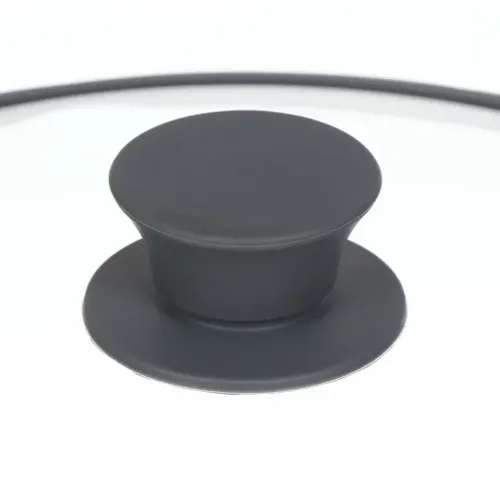 Крышка для посуды DANIKS, HA223B, силикон, черный, 26см (247984)