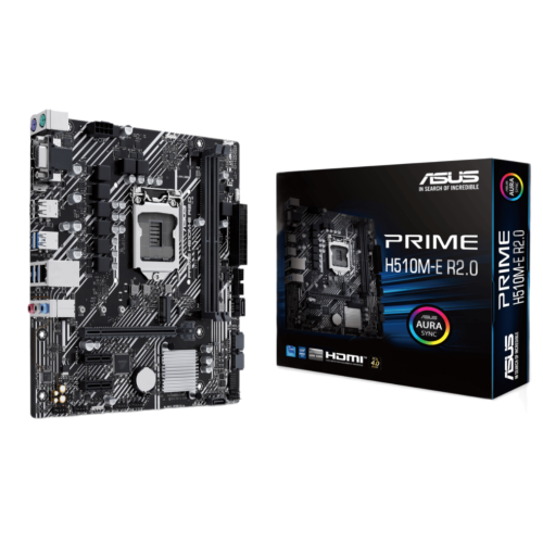 М/П SOC-1200 ASUS PRIME H510M-E R2.0 Intel H470 2xDDR4 mATX AC`97 8ch(7.1) GbLAN+VGA+HDMI+D