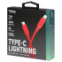 Кабель USB 3.0 Type C - 8pin 1.2м TFN TFN-C-SIL-CL1M-RD красный