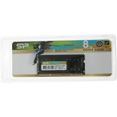 Память SO-DIMM DDR4 8192Mb 3200MHz Silicon Power SP008GbSFU320B02 RTL