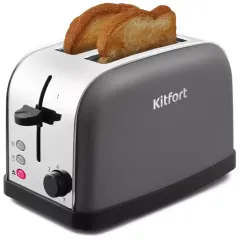 Тостер Kitfort КТ-2014- 6 графит/серебристый