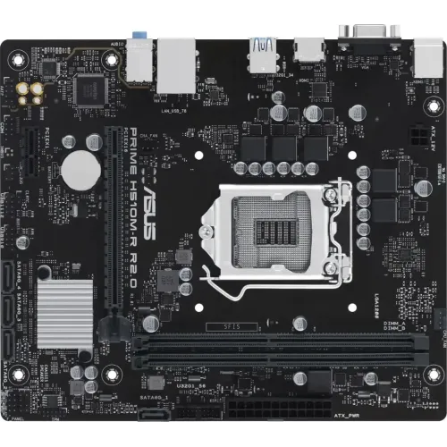 М/П SOC-1200 Asus PRIME H510M-R R2.0-SI Soc-1200 Intel H470 2xDDR4 mATX AC`97 8ch(7.1) GbLAN+VG